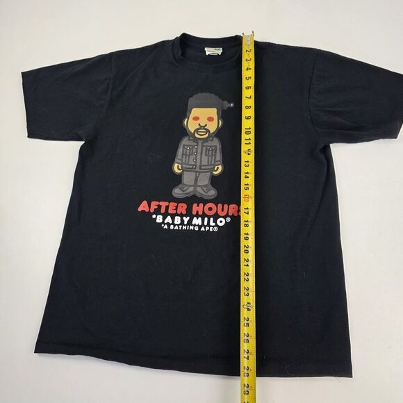 Bape Baby Milo After Hours Tee X The Weekend Shirt Mens Sz XL Double Sided - Picture 5 of 9